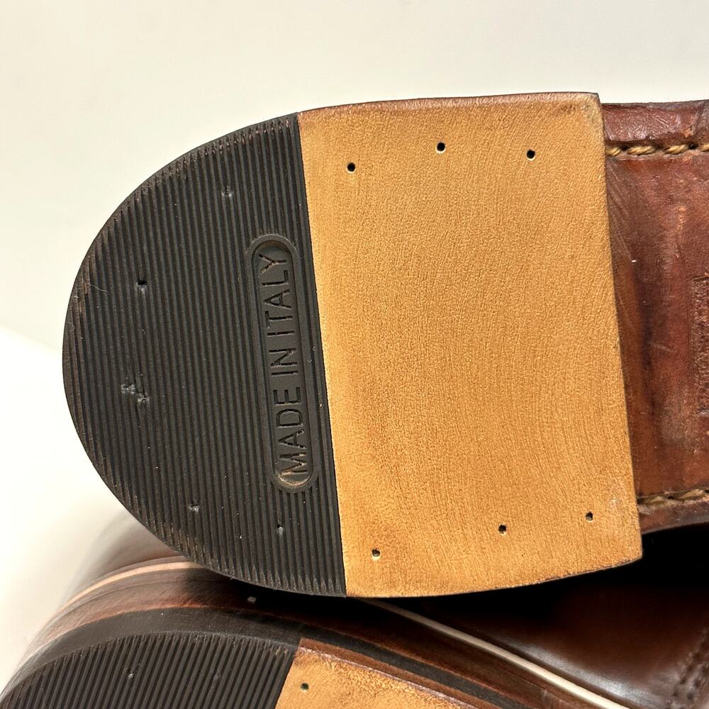 NEW HEELS Rancourt & Co. x Helm Sam Boot Ray-Ray Horween Cone Denim USA 10 D - Picture 10 of 12